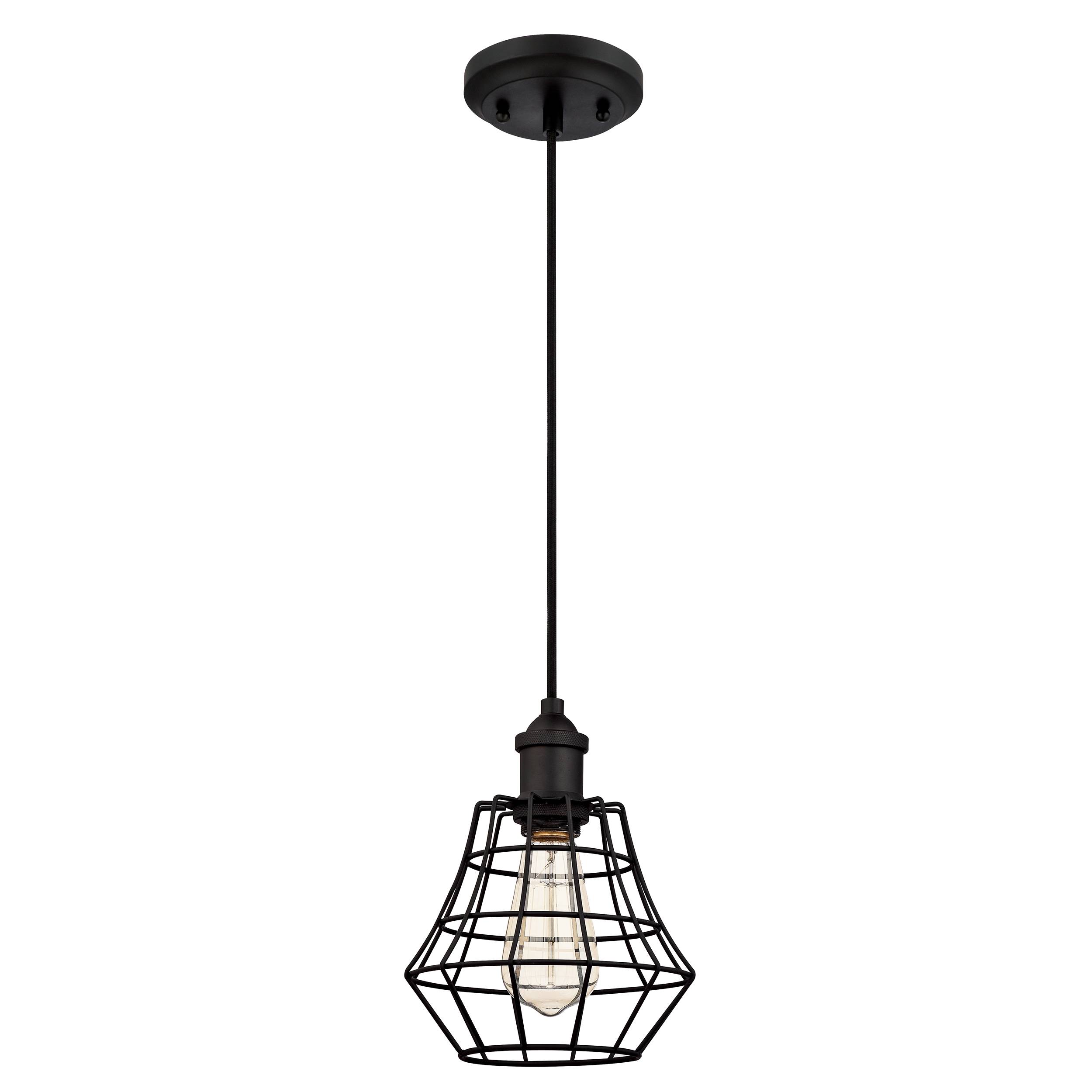 Pendelleuchte Nathan Mattschwarz mit 1 Lampe