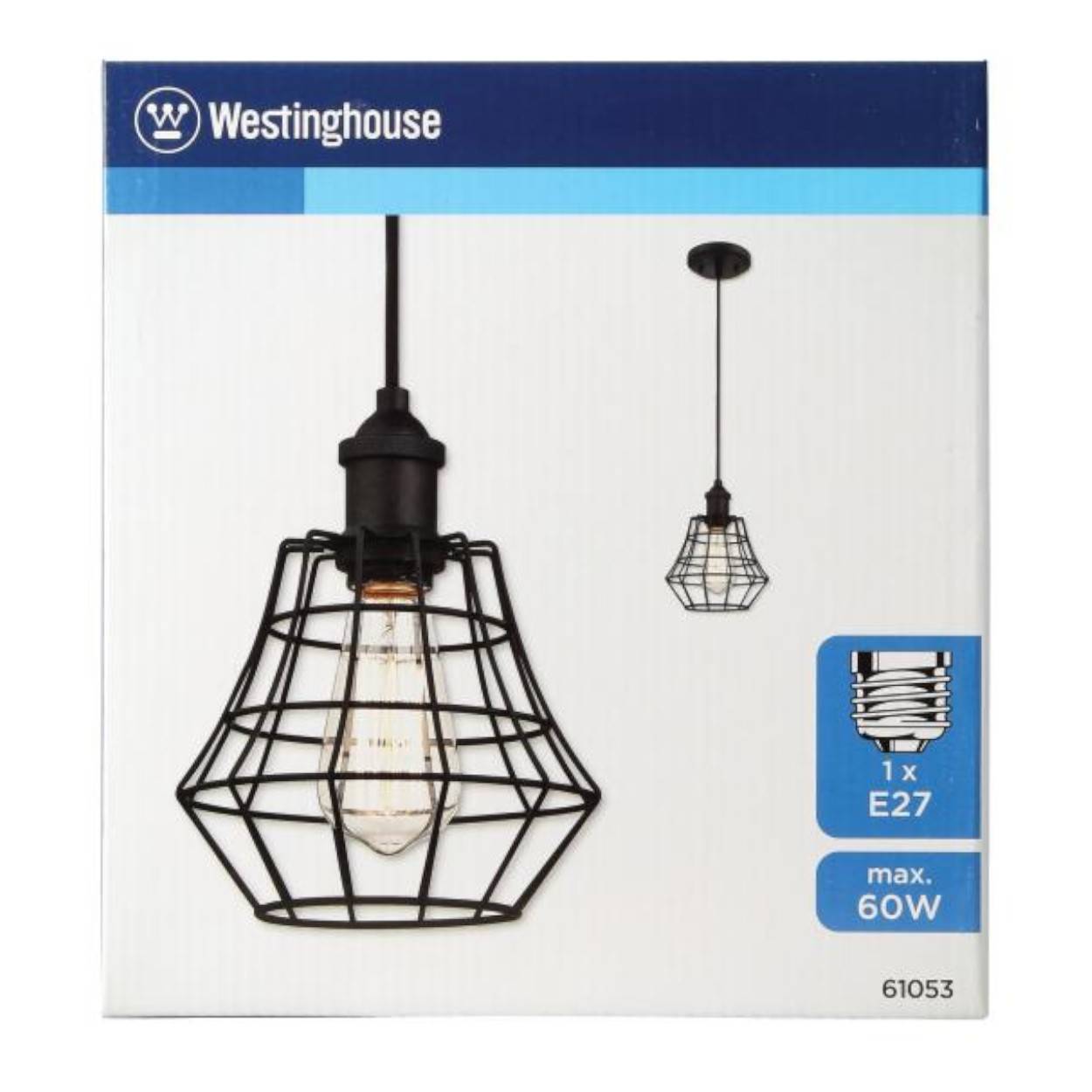 Pendelleuchte Nathan Mattschwarz mit 1 Lampe