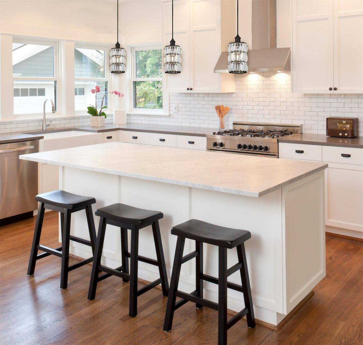 Pendelleuchte Sophie Bronze Kristallglas mit 1 Lampe