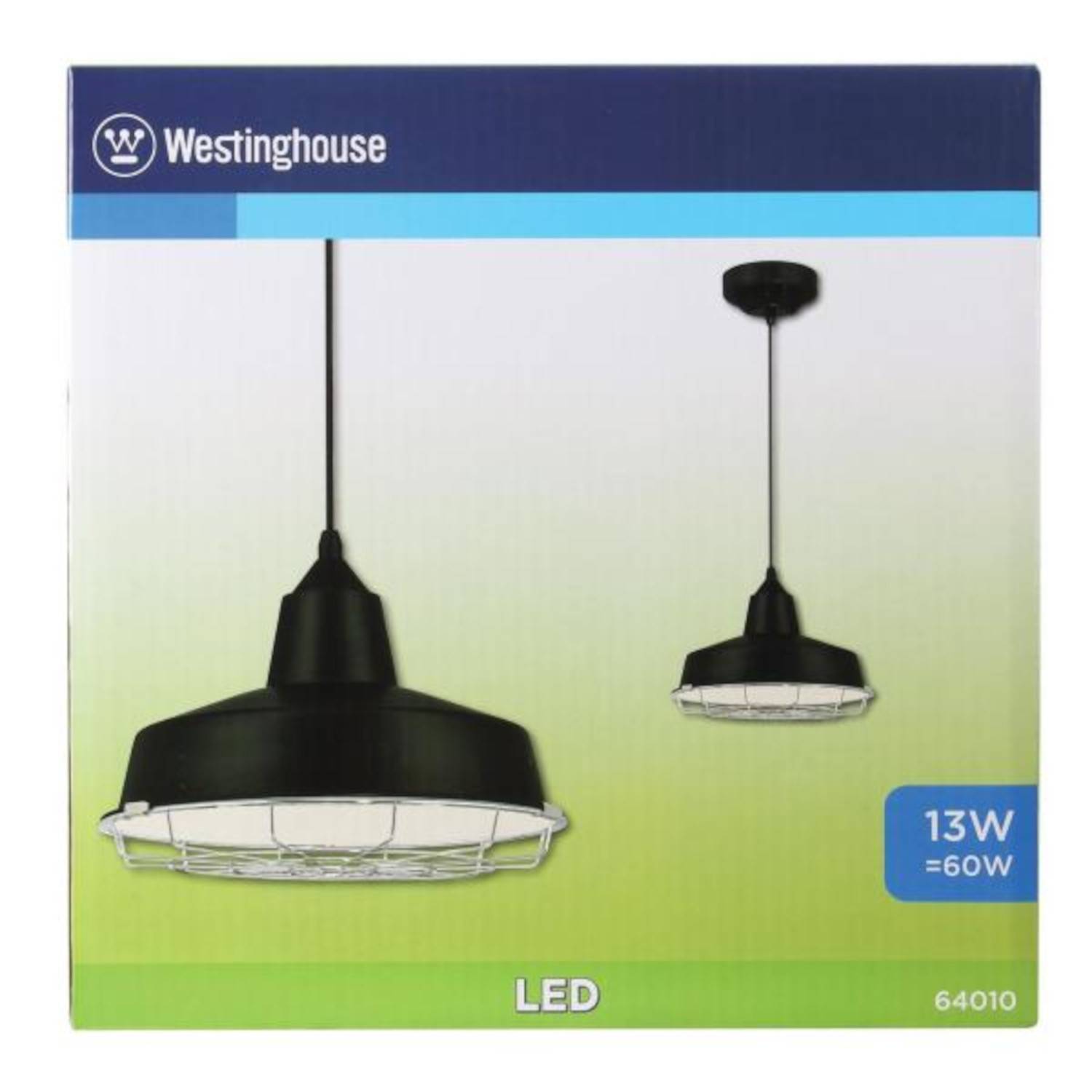 LED Pendelleuchte Academy Schwarz mit abnehmbarem Käfig