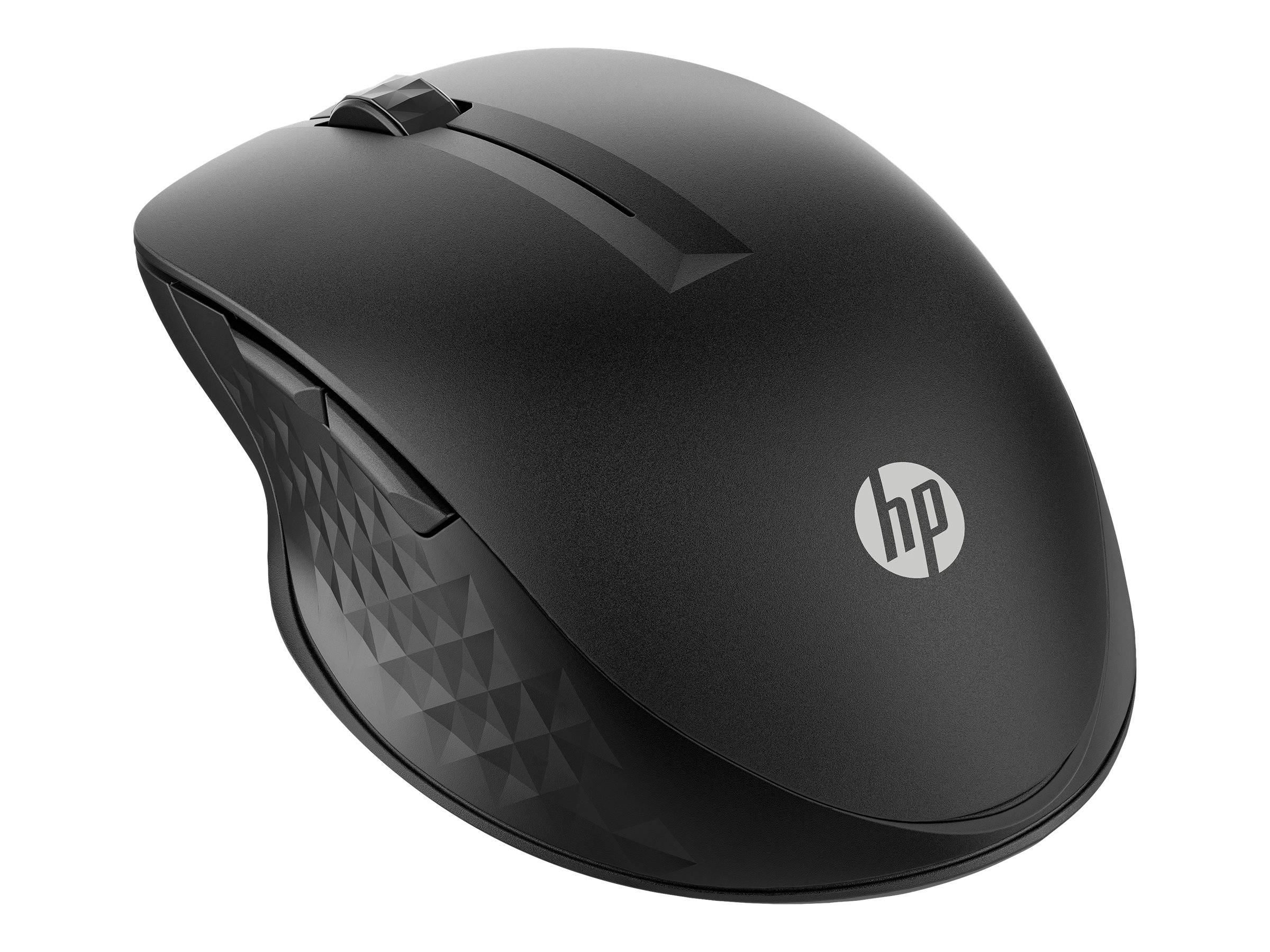 HP 430 - Maus - für mehrere Geräte - ergonomisch - rechts- und linkshändig - 5 Tasten - kabellos - Bluetooth 5.0, 2.4 GH