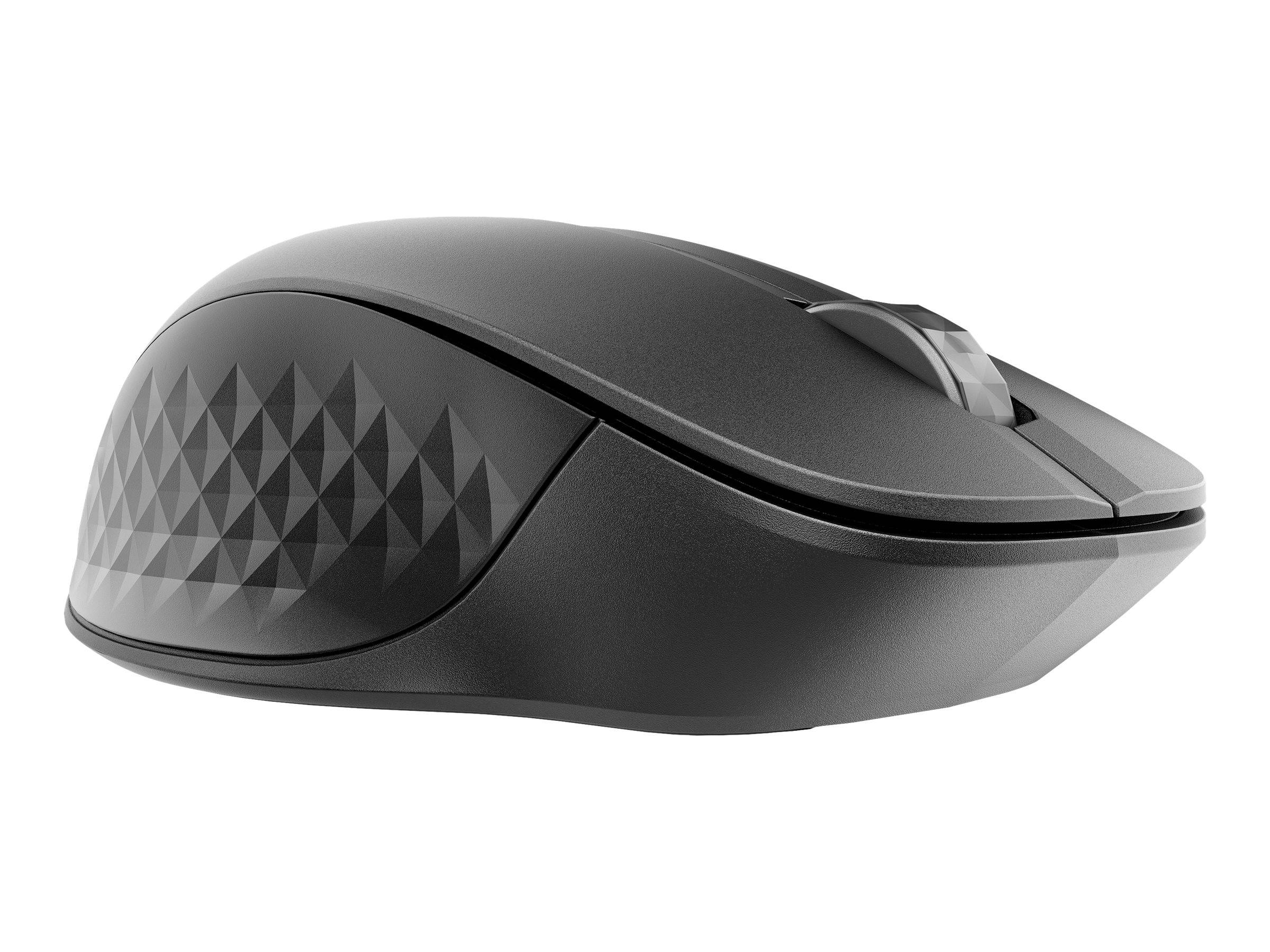 HP 430 - Maus - für mehrere Geräte - ergonomisch - rechts- und linkshändig - 5 Tasten - kabellos - Bluetooth 5.0, 2.4 GH