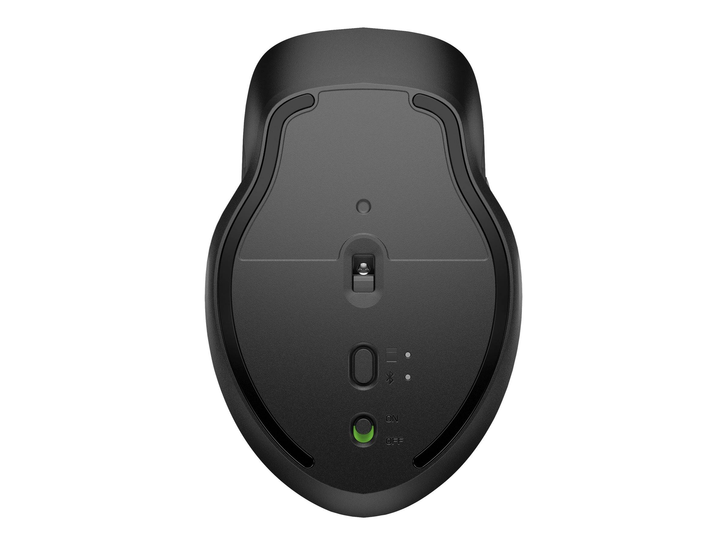 HP 430 - Maus - für mehrere Geräte - ergonomisch - rechts- und linkshändig - 5 Tasten - kabellos - Bluetooth 5.0, 2.4 GH