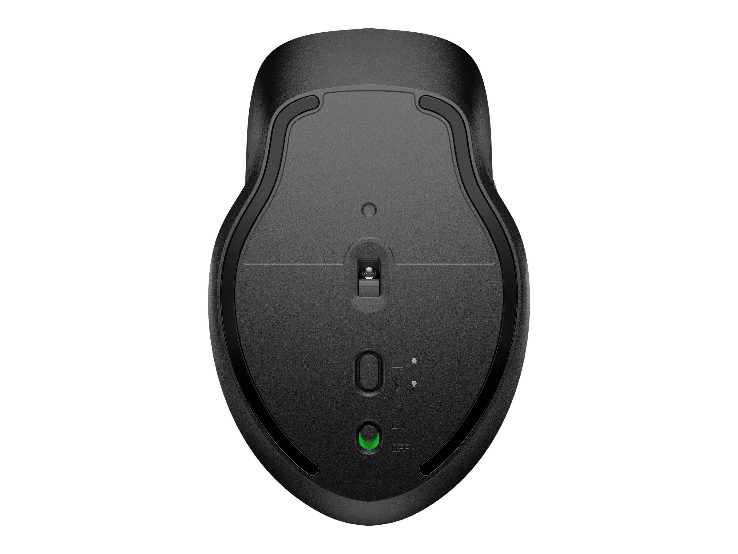 HP 430 - Maus - für mehrere Geräte - ergonomisch - rechts- und linkshändig - 5 Tasten - kabellos - Bluetooth 5.0, 2.4 GH