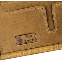 Geldbörse Herren Echt-Leder-Geldbeutel Brieftasche Portmonee RFID-Schutz Münzbörse Business Edel HS11 Braun Hochformat Geldbörse Herren Echt-Leder-Geldbeutel Brieftasche Portmonee RFID-Schutz Münzbörse Business Edel HS11 Braun Hochformat