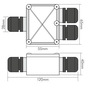 Nobile Verteilerbox 3-fach IP67 7610061200