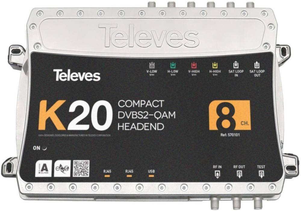 Televes Kompaktkopfstelle K20-8