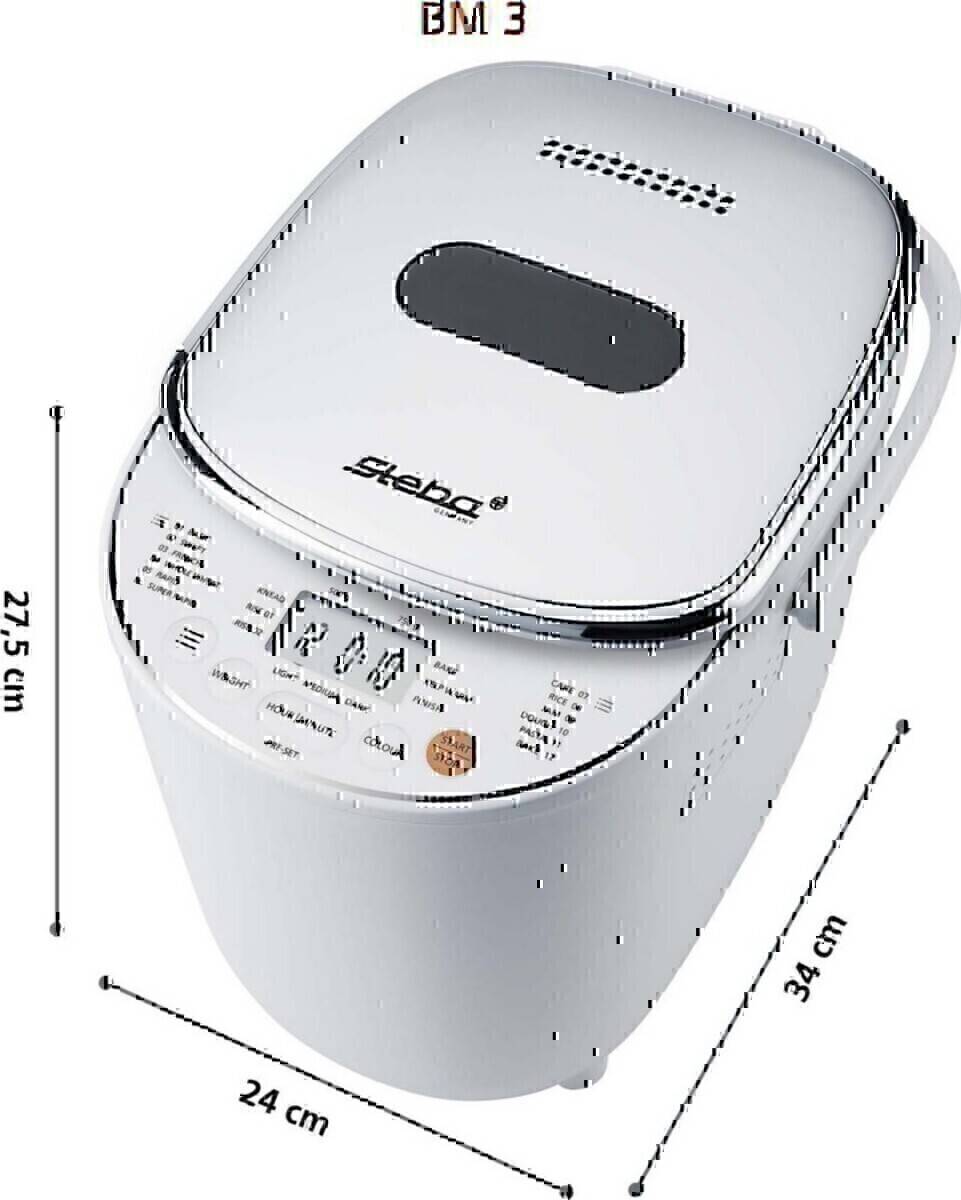 Steba Brotbackautomat BM 3 ws/si