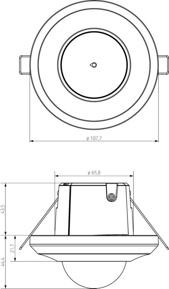 Theben Präsenzmelder LUXA 104 S360-200-24