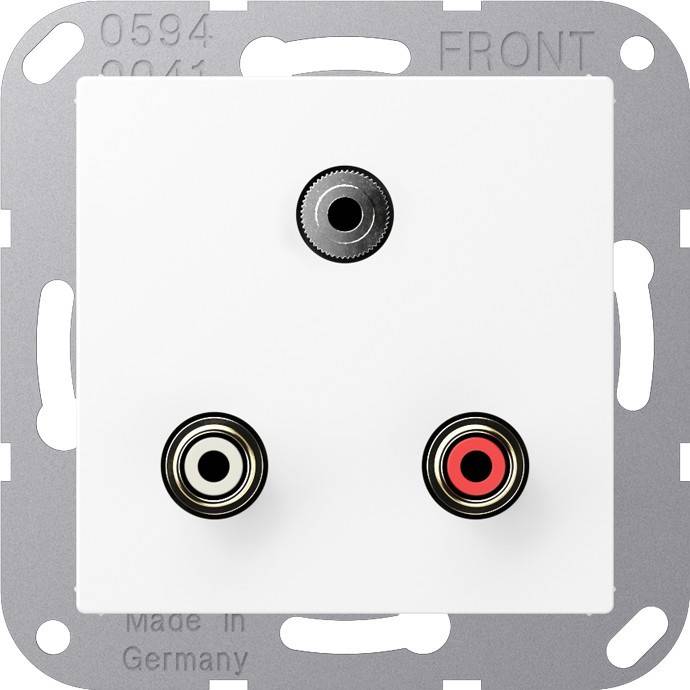 Jung Multimedia-Anschlusssystem MA A 1011 WWM