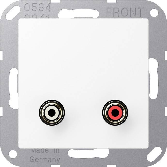 Jung Multimedia-Anschlusssystem MA A 1021 WWM