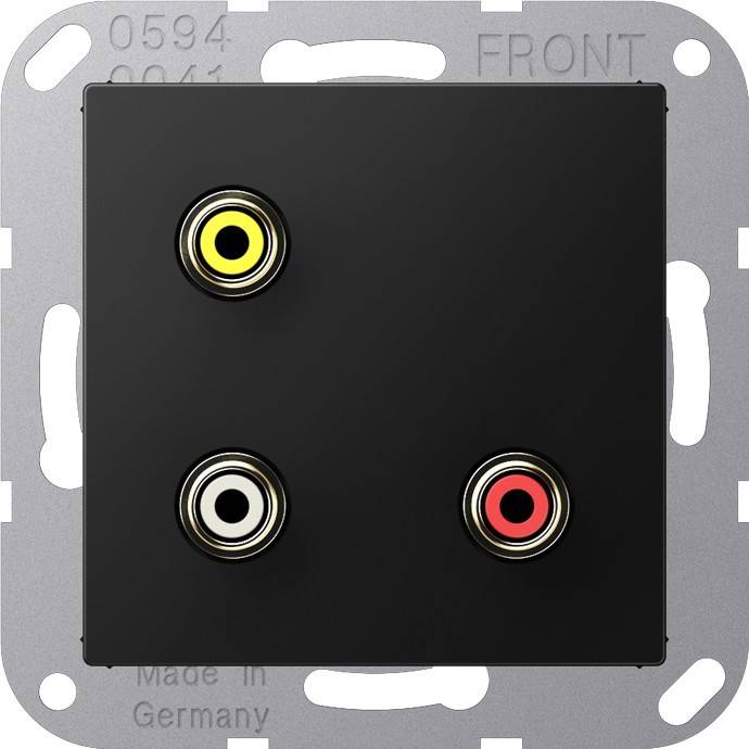 Jung Multimedia-Anschlusssystem MA A 1031 SWM
