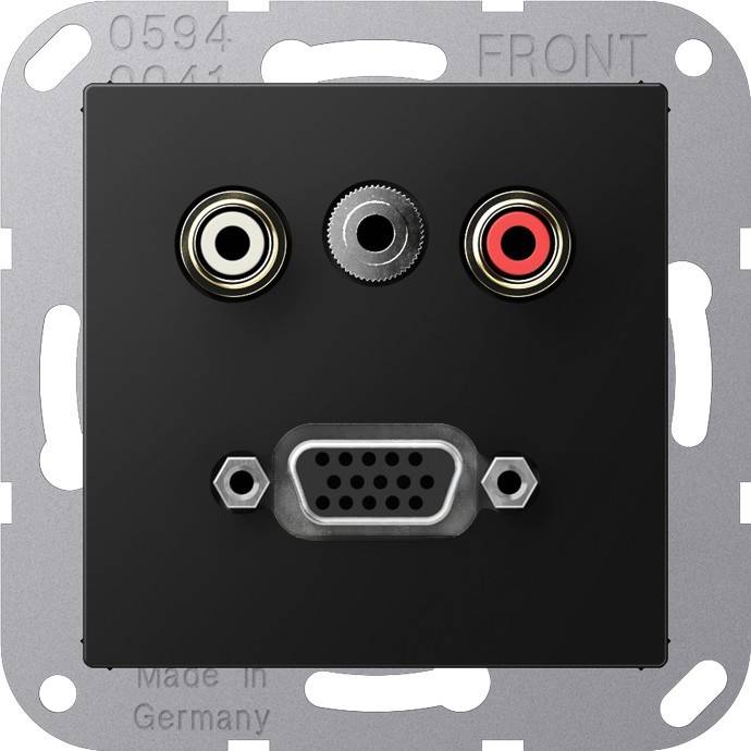 Jung Multimedia-Anschlusssystem MA A 1072 SWM