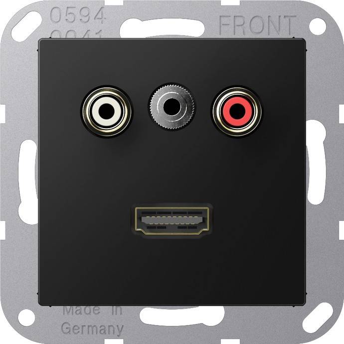 Jung Multimedia-Anschlusssystem MA A 1082 SWM