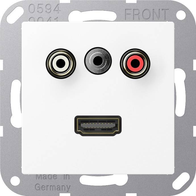 Jung Multimedia-Anschlusssystem MA A 1082 WWM