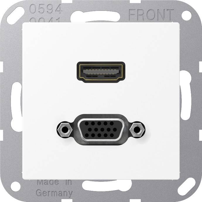 Jung Multimedia-Anschlusssystem MA A 1173 WWM