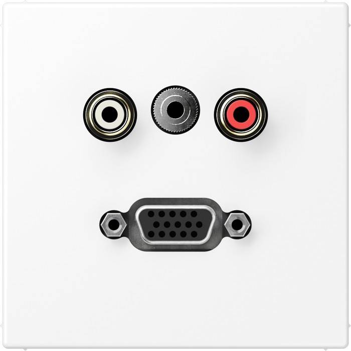 Jung Multimedia-Anschlusssystem MA LS 1072 WWM