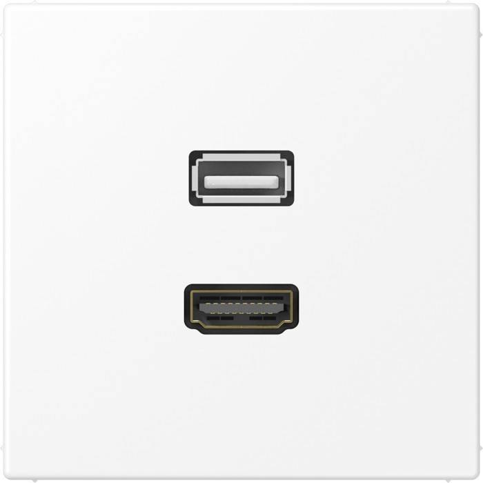Jung Multimedia-Anschlusssystem MA LS 1163 WWM