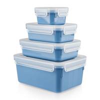 EMSA Clip & Close - Set - Rechteckig - Blau - Polypropylen (PP) - Thermoplastisches Elastomer (TPE) - Deutschland - 680 g