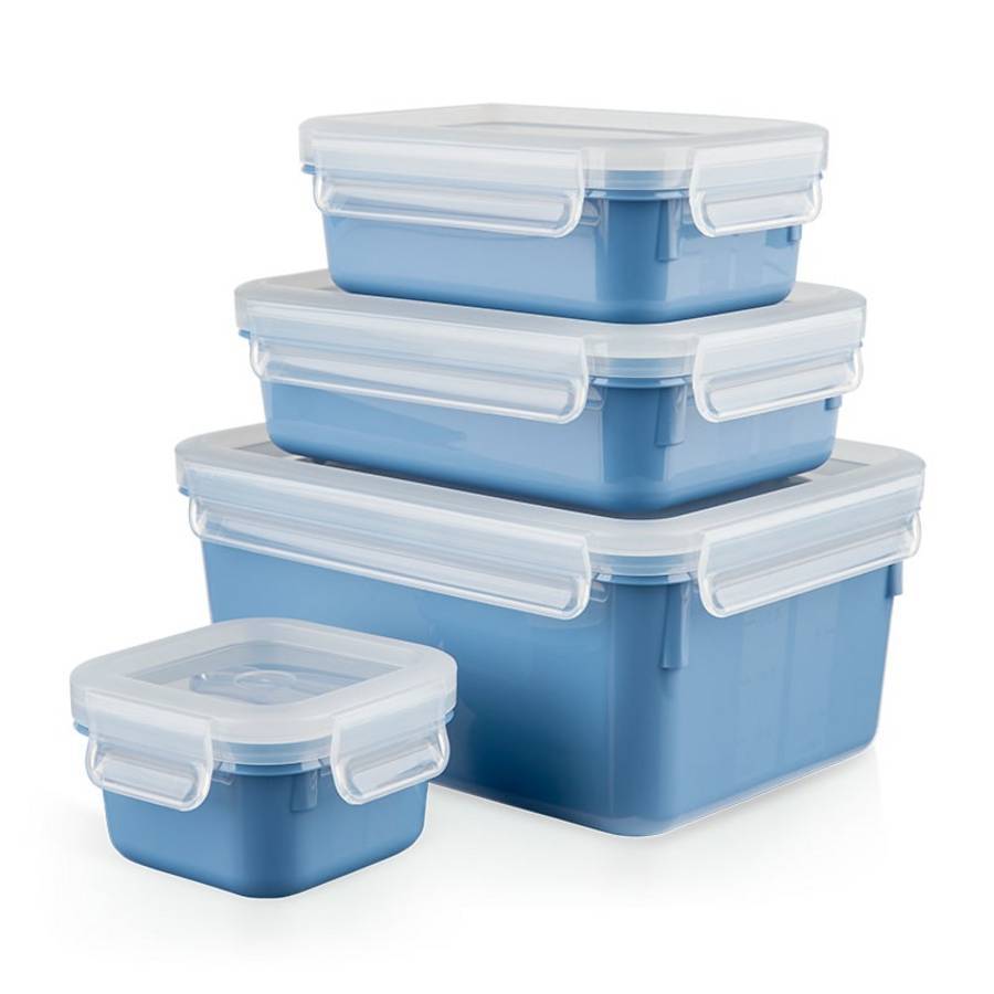 EMSA Clip & Close - Set - Rechteckig - Blau - Polypropylen (PP) - Thermoplastisches Elastomer (TPE) - Deutschland - 680 g