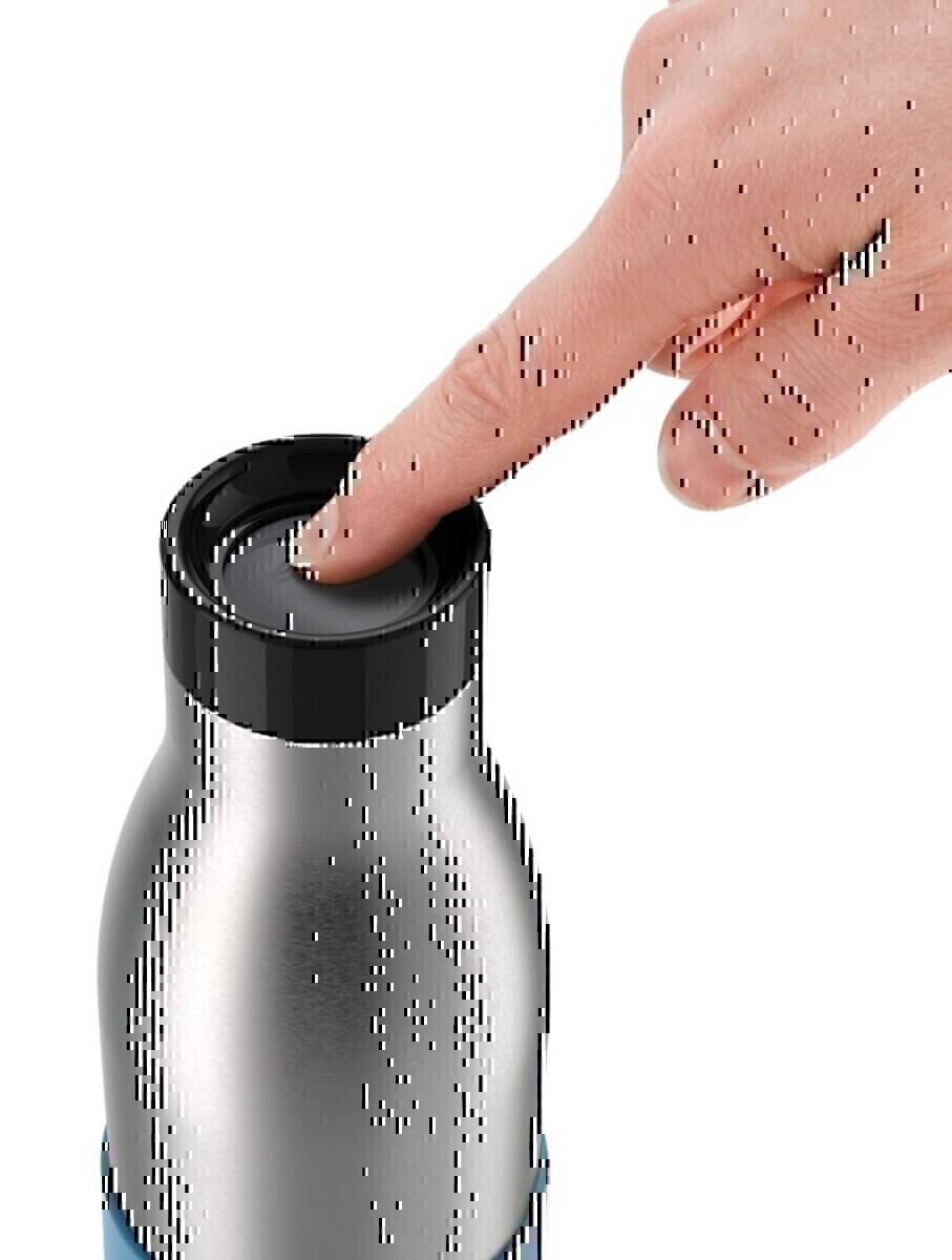 Emsa Trinkflasche BLUDROP sleeve aq-bl