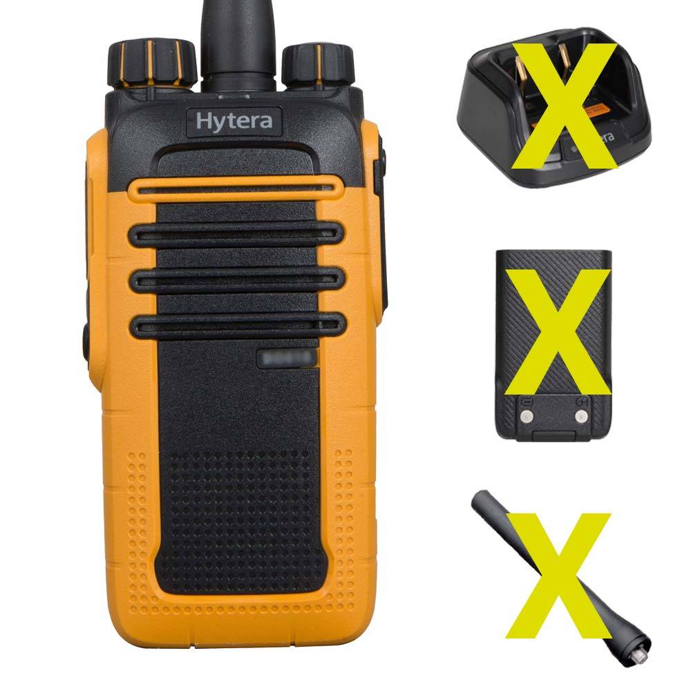 HYTERA BD615 Handfunkgerät UHF 400-470MHz IP66 ohne Zubehör DMR und Analog BD615U