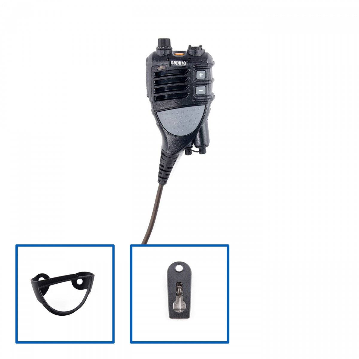 SEPURA OptiVo+ IP67 Lautsprecher-Mikrofon CSM für STP8/9000, SC20, SC21, 15er Schalter, 2xPTT, 3,5mm und Nexus B16759