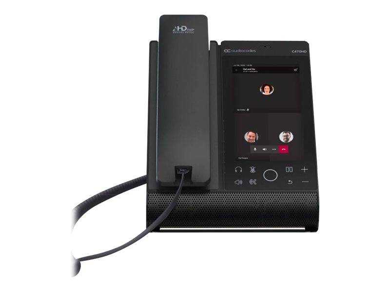 AudioCodes C470HD - VoIP-Telefon - mit Bluetooth-Schnittstelle mit Rufnummernanzeige