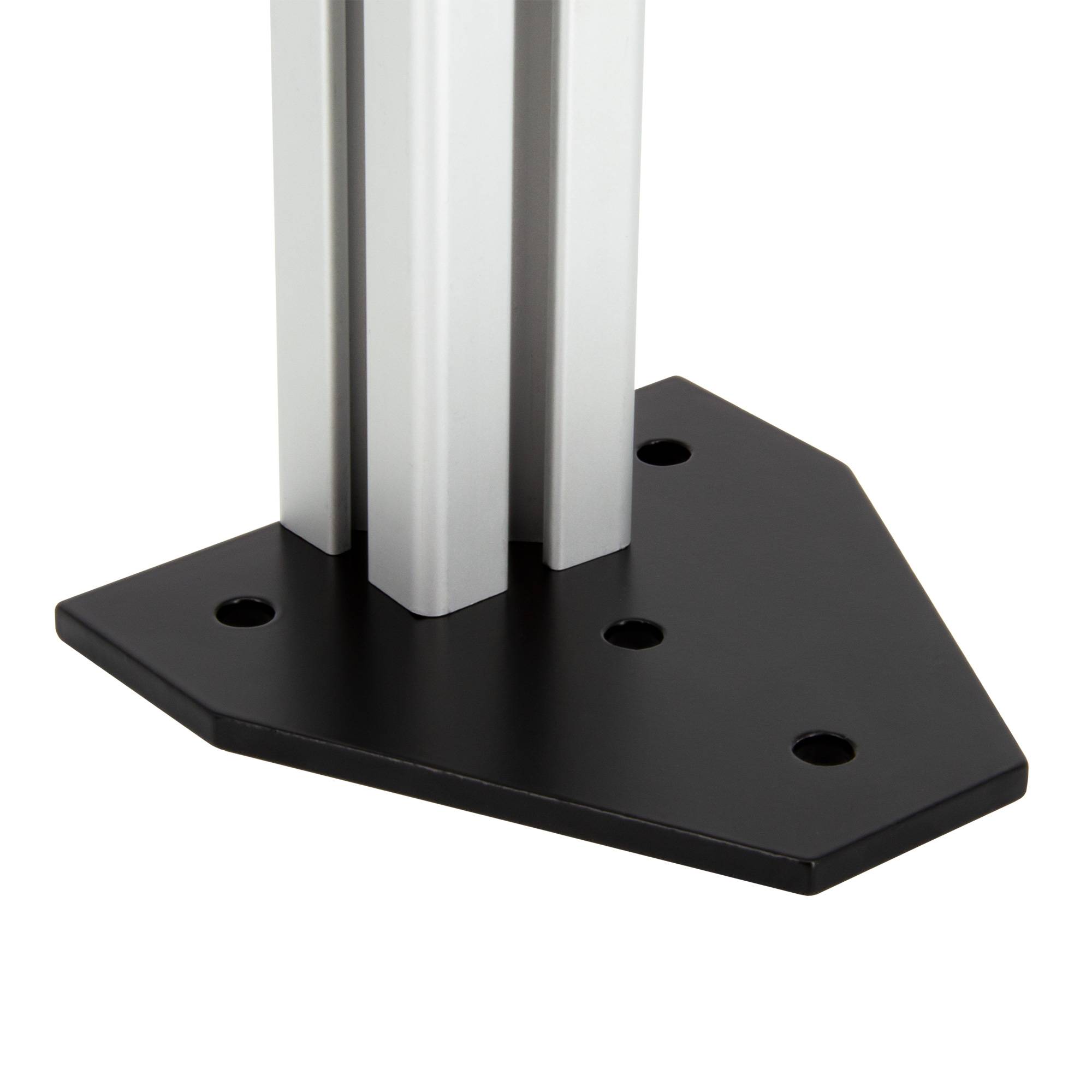 SCHMIDT systemprofile Verbinderplatte T 120x120mm Nut 8 Aluminium 5-loch Verbindungsplatte Aluprofil-Zubehör