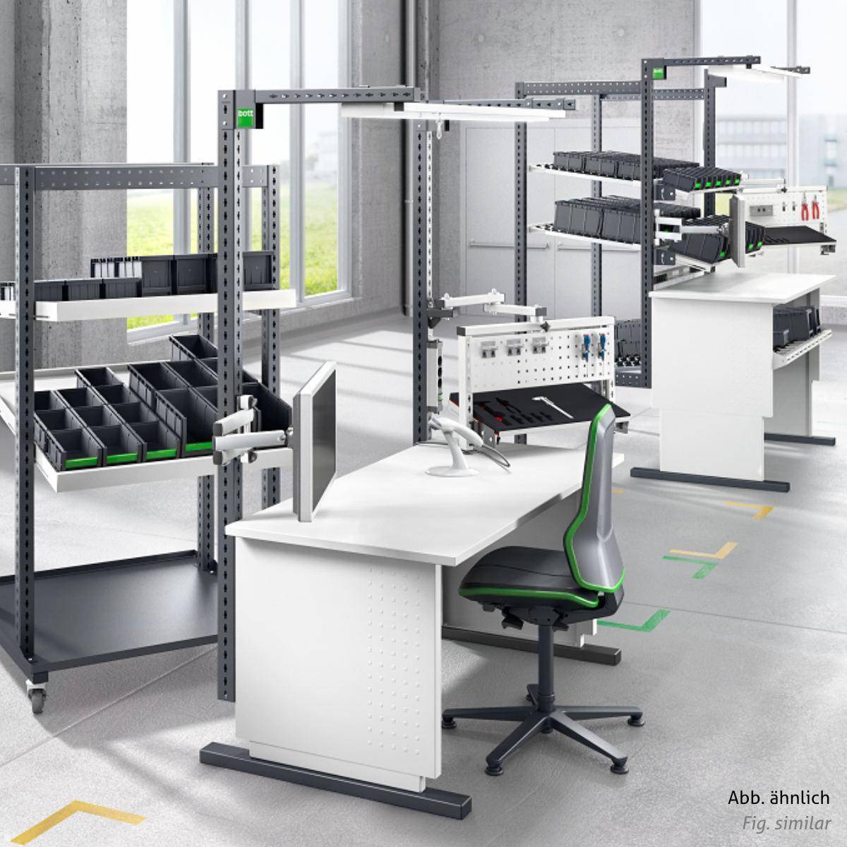 Novus MY arm PM schwenkbare Monitorhalterung für Aluprofil