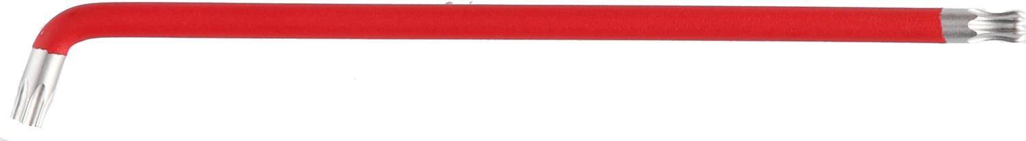 KS TOOLS Werkzeuge-Maschinen GmbH Kugelkopf-Torx-Winkelstiftschlüssel, XL, T27, 108° abgewinkelt (151.4295)