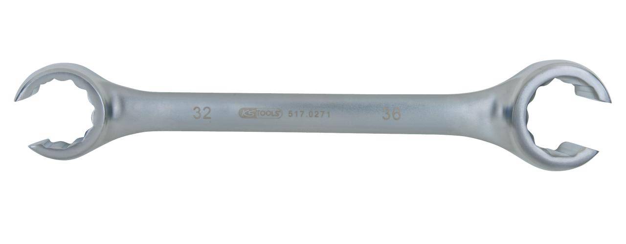 KS TOOLS Offener Doppel-Ringschlssel, abgewinkelt, 19x21mm