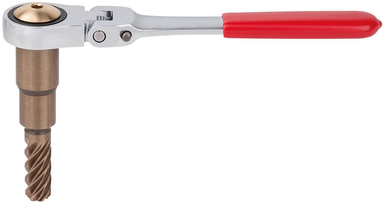 KS TOOLS Reibahle fr ABS-Sensoren mit abwinkelbarer Knarre fr VAG,