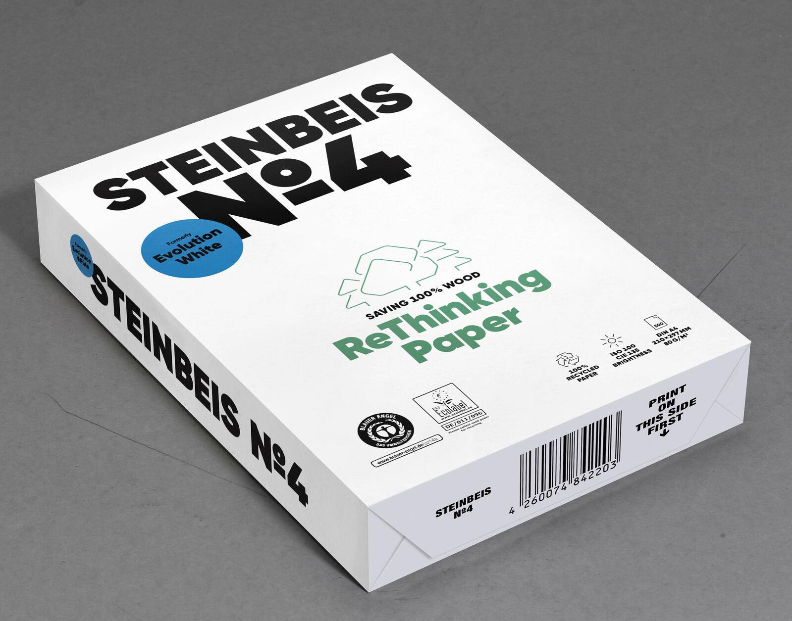 Igepa Kopierpapier Evolution White 521908010001 A4 500 Bl./Pack. - Normal/Kopierpapier - 80 g/m²