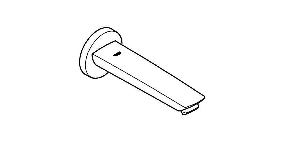 GROHE Wanneneinlauf EUROSMART Ausldg 171mm chr chrom