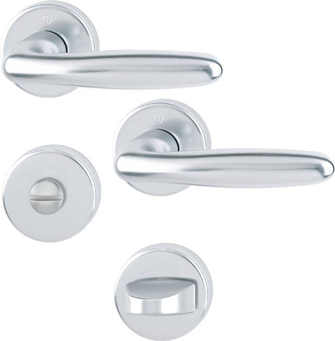 Rosettengrt.Verona 1510/42KB/42KBS Alu.F1 SK/OL DIN L/R D/D HOPPE