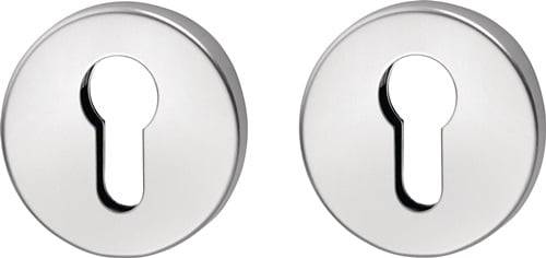 edi Schlüsselrosetten-Paar 056 VA F00 Schildst.8mm PZ rd - 1056/0000/00