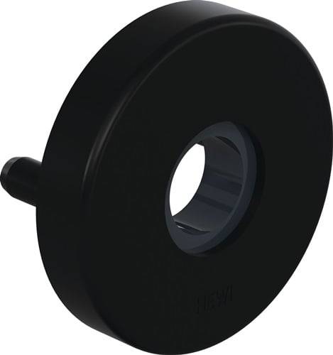 HEWI Drückerrosette 305.21PBR D.21mm,Ed.matt,tiefschwz,KN+LN,TS38,1 - 305.21PBR 90