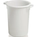 Kunststoffbehälter rd.50l HD-PE weiß D420xH540mm m.Außengriff CRAEMER Kunststoffbehälter rd.50l HD-PE weiß D420xH540mm m.Außengriff CRAEMER