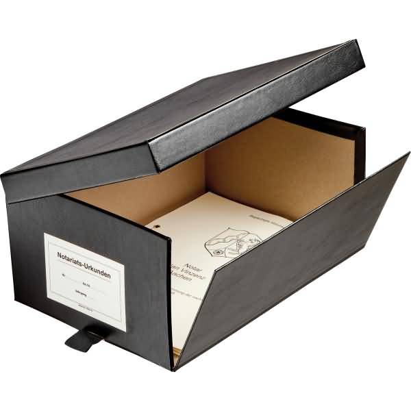 Urkundenkasten CLASSIC 1000500 1/2 Ordnerhöhe schwarz