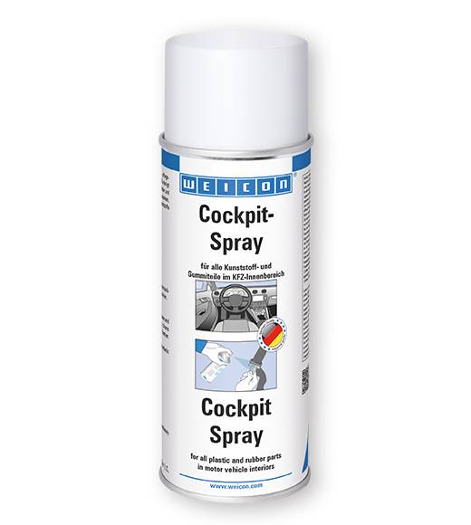 WEICON 11400400 Cockpit-Spray, 400 ml wasserabweisendes Pflegemittel