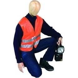 Warnweste orange EN471 Kl.2 Universalgr. Doppelringverschluss, 2 umlaufende