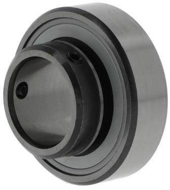 Nahaufnahme einer metallischen mechanischen Lager- oder Riemenscheibenkomponente mit einer zentralen schwarzen Nabe und einem äußeren silbernen Ring.