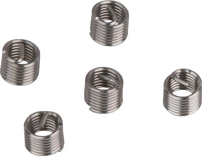 KS TOOLS Gewindeeinsatz M10x1,0, 14mm, 5er Pack (150.6061)