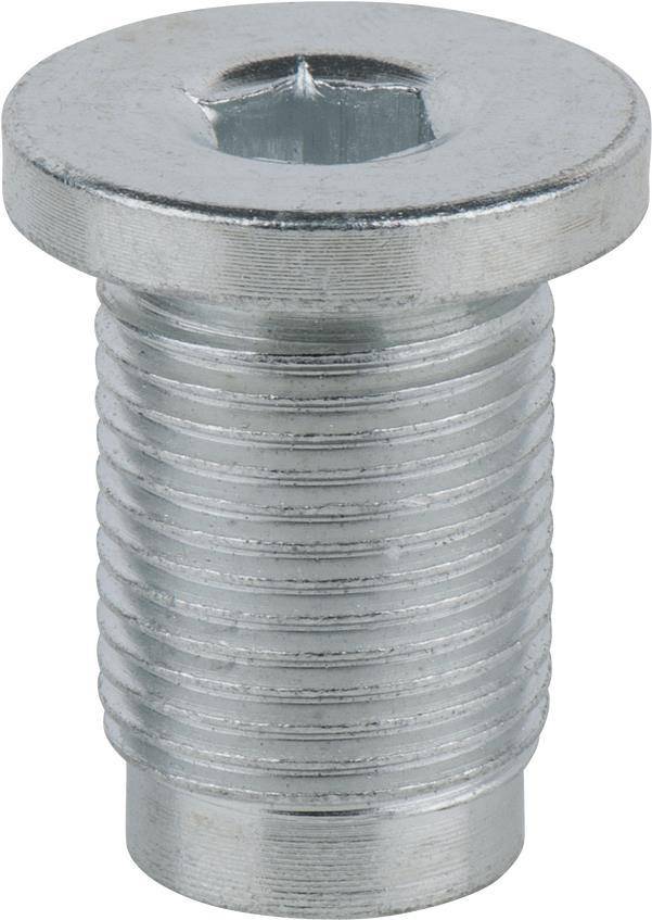 KS TOOLS Ölablassschraube Innen6kant 8mm, M18x1,5x27mm, 10er-Pack (430.1001)