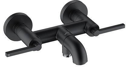 Kludi WF u Br-arm NOVA FONTE PURISTIC DN 15 mattschwarz