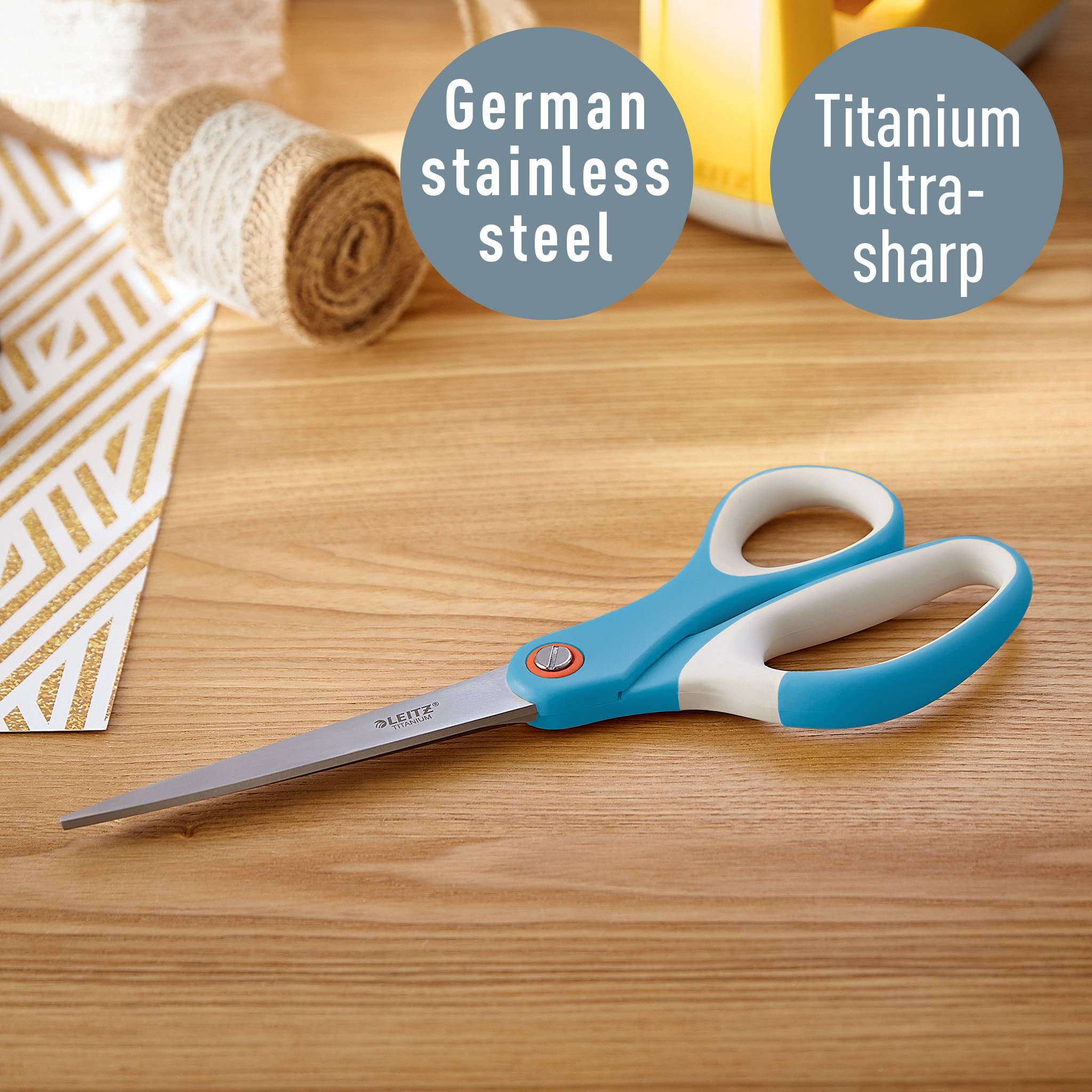 Esselte Leitz Cosy - Schere - Papier, Gewebe - 205 mm