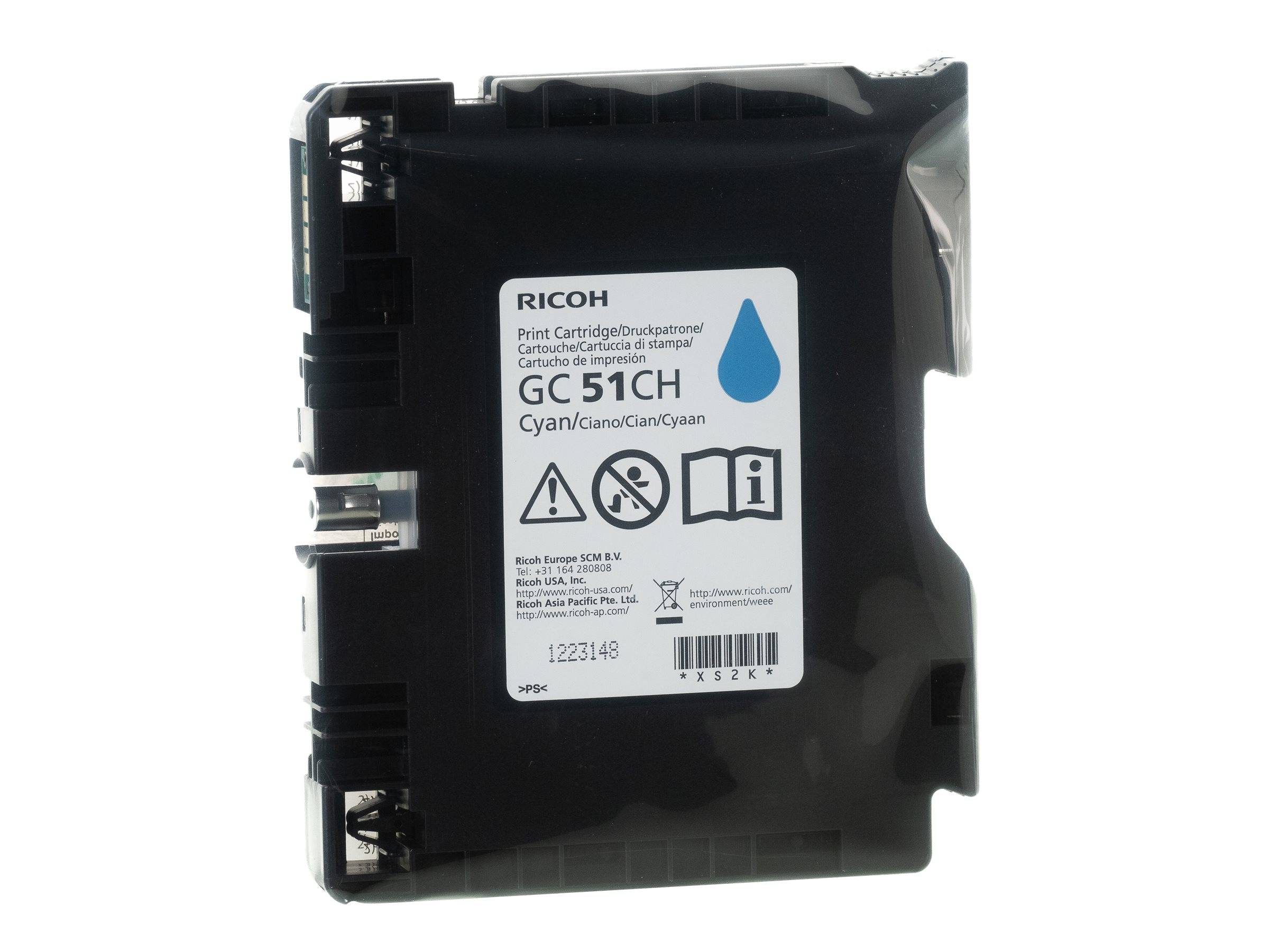 Ricoh GC 51CH - Hohe Ergiebigkeit - Cyan - Original - Tintenpatrone - für Ricoh