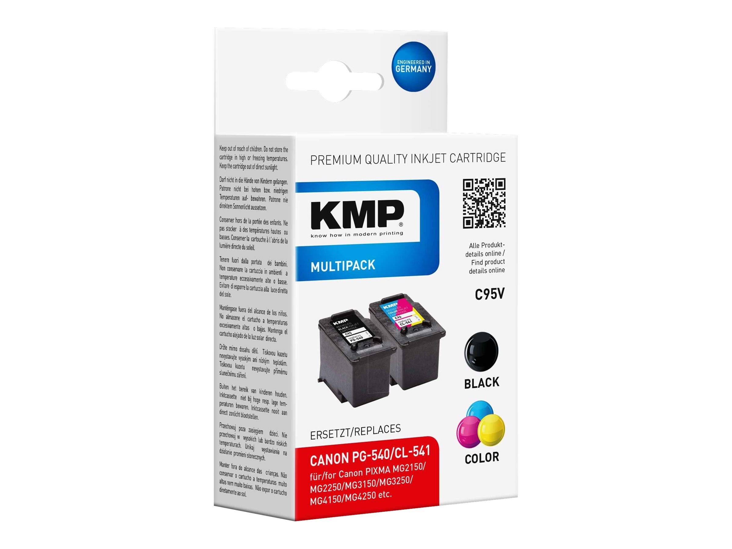 KMP MULTIPACK C95V - 2er-Pack - Schwarz, Farbe (Cyan, Magenta, Gelb)