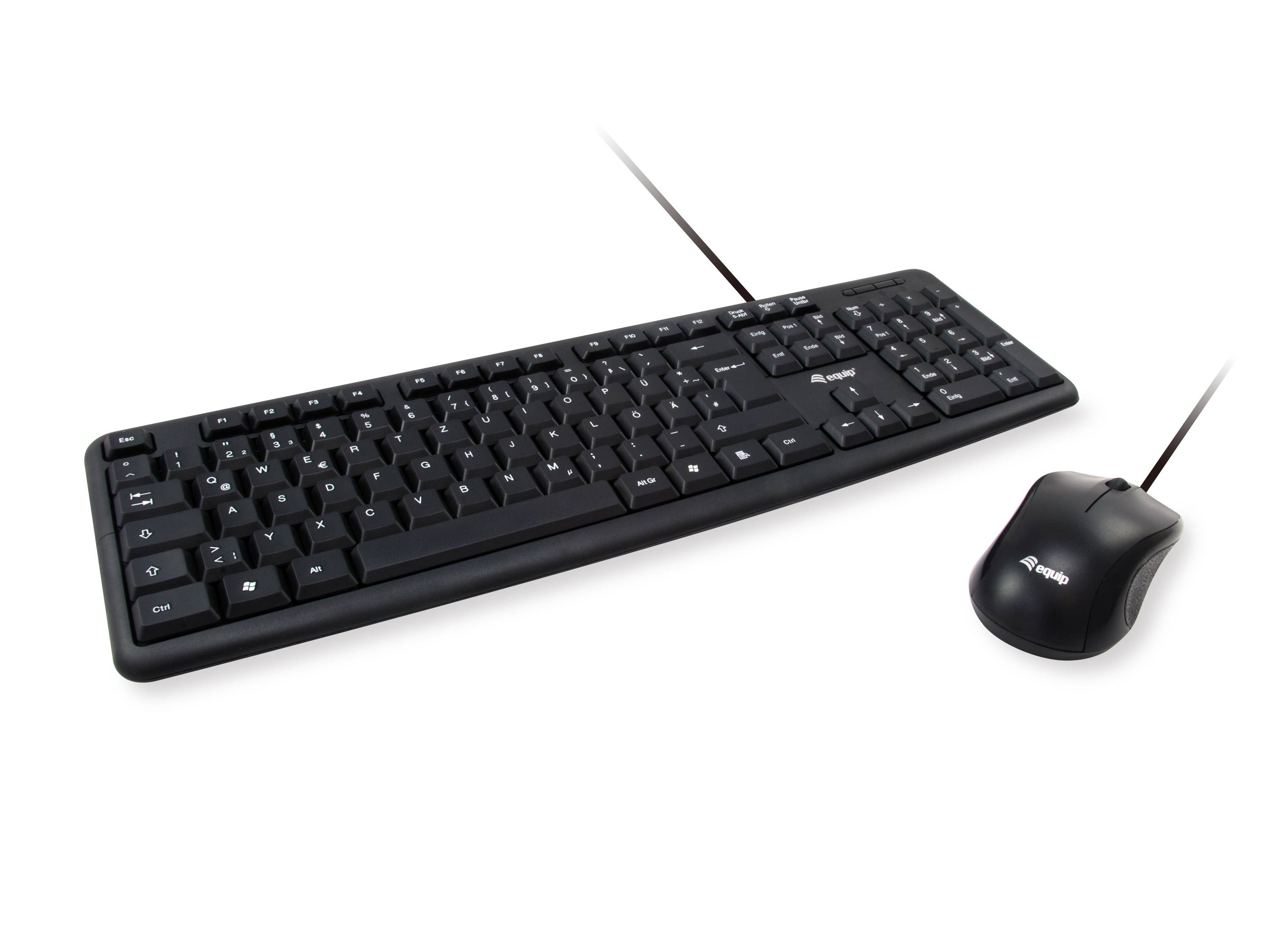 equip Life - Tastatur-und-Maus-Set - USB - Portugiesisch